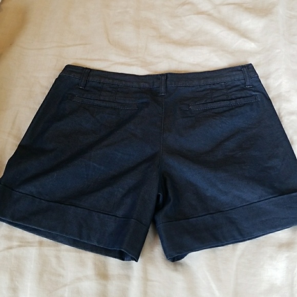 Navy Benetton Jeans Shorts Sz 40 - Picture 4 of 6
